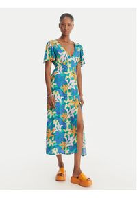Billabong Sukienka letnia Jet Set EBJWD00134 Niebieski Regular Fit. Kolor: niebieski. Materiał: wiskoza. Sezon: lato #4