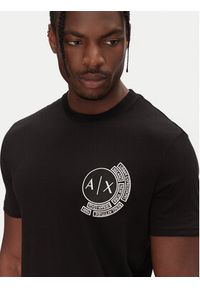 Armani Exchange T-Shirt XM000556 AF10358 UC001 Czarny Regular Fit. Kolor: czarny. Materiał: bawełna #4