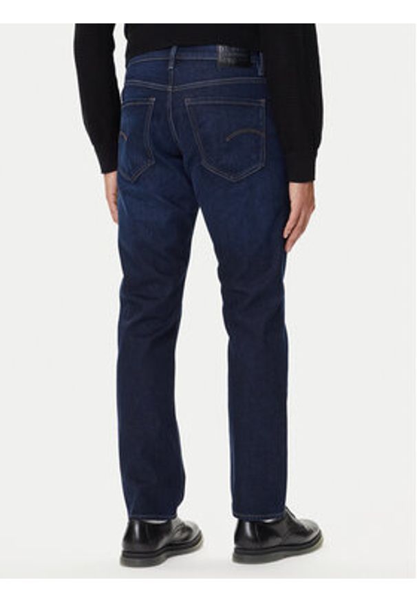 G-Star RAW - G-Star Raw Jeansy Mosa D23692-C052 Granatowy Straight Fit. Kolor: niebieski
