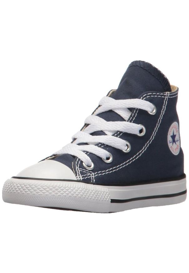Trampki Converse Chuck Taylor All Star Hi, Dzieci. Okazja: na co dzień. Kolor: niebieski. Materiał: materiał. Model: Converse All Star