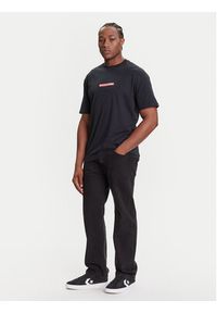 Quiksilver T-Shirt Dna Clicker Tee EQYZT08207 Czarny Comfort Fit. Kolor: czarny. Materiał: bawełna