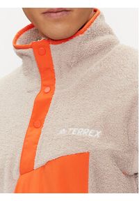 Adidas - adidas Polar Terrex XPLORIC High-Pile-Fleece IN3107 Beżowy Regular Fit. Kolor: beżowy. Materiał: syntetyk #2