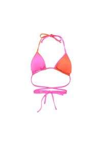 Bikini góra biustonosz Puma Swim Women Wrap Triangle 1P różowy (938065-02). Kolor: pomarańczowy. Materiał: materiał, poliamid
