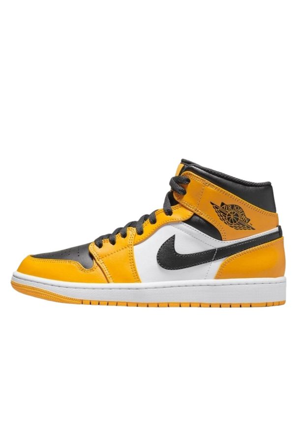 Buty do chodzenia dla dorosłych Air Jordan 1 Mid Taxi. Kolor: biały. Sport: turystyka piesza