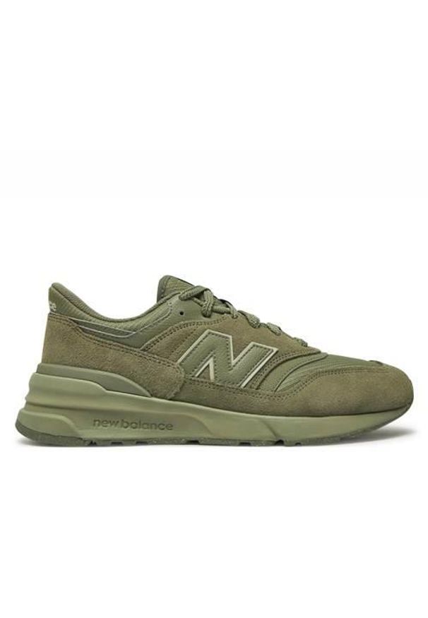 Buty do chodzenia unisex New Balance Nb 997. Kolor: zielony. Materiał: skóra. Szerokość cholewki: normalna. Sport: turystyka piesza