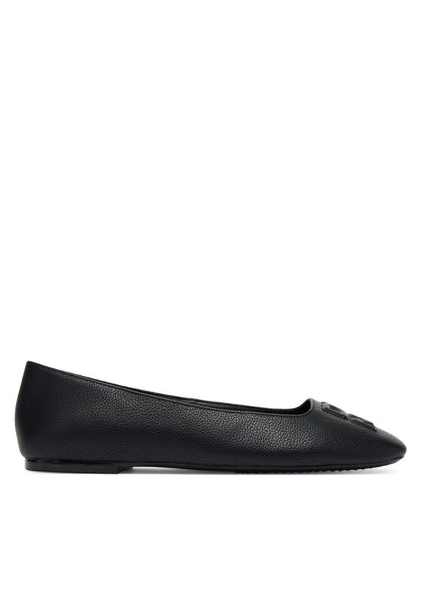 DKNY Baleriny K3522764 Czarny. Kolor: czarny. Materiał: skóra
