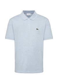 Lacoste Polo PH4012 Błękitny Slim Fit. Typ kołnierza: polo. Kolor: niebieski. Materiał: bawełna #7
