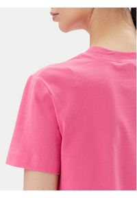 Versace Jeans Couture T-Shirt 78HAHS04 Różowy Regular Fit. Kolor: różowy. Materiał: bawełna #4
