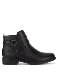 Remonte Botki D0F77-00 Czarny. Kolor: czarny. Materiał: skóra #1