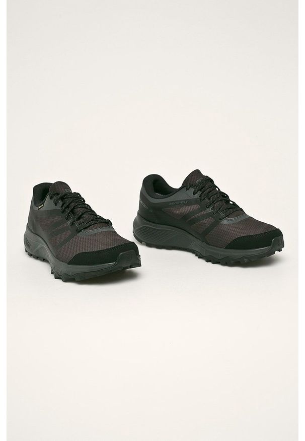 salomon - Salomon - Buty Trailster 2 GTX. Zapięcie: sznurówki. Kolor: czarny. Materiał: guma. Szerokość cholewki: normalna. Technologia: Gore-Tex