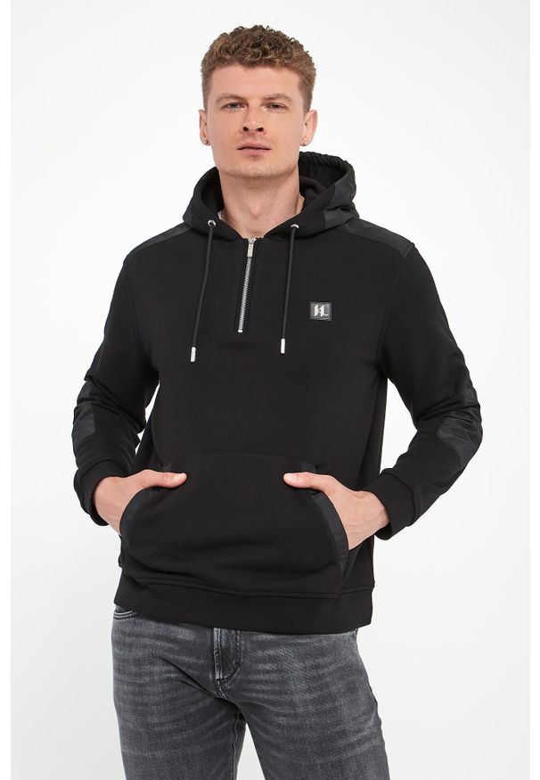 Karl Lagerfeld - Bluza męska z kapturem KARL LAGERFEL. Typ kołnierza: kaptur