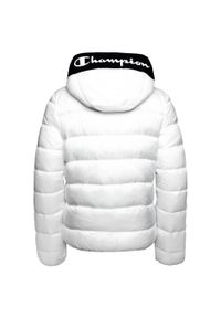 Champion - Kurtka turystyczna damska Down Jacket. Typ kołnierza: kaptur. Kolor: biały. Materiał: poliamid