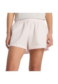 Spodenki damskie New Balance WB61P9JPAAA - różowe. Kolor: różowy. Materiał: materiał, poliester. Długość: krótkie #1