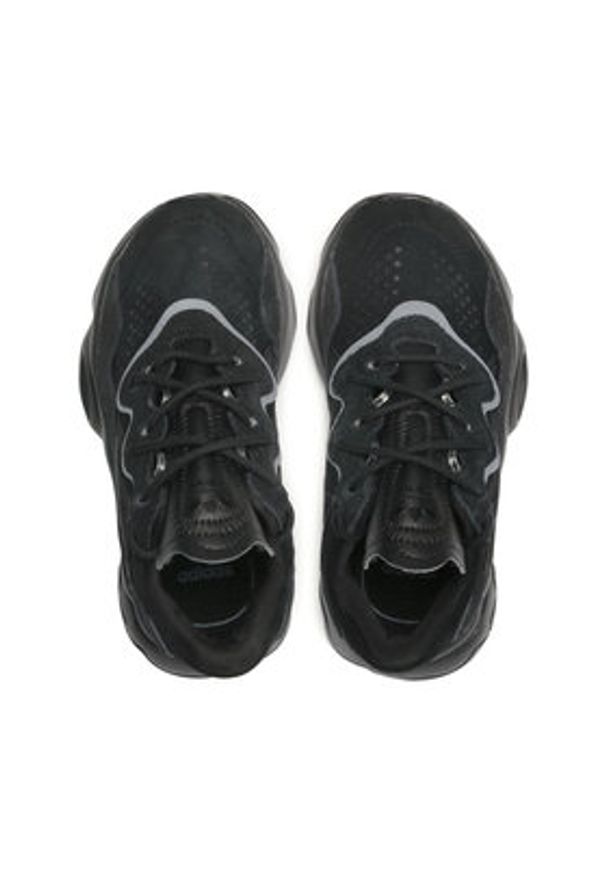 Adidas - adidas Sneakersy Ozweego C EF6298 Czarny. Kolor: czarny. Materiał: skóra, zamsz