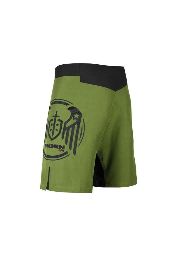 THORN FIT - Spodenki treningowe męskie Combat 2.0 wings. Kolor: zielony. Długość: krótkie. Sezon: lato