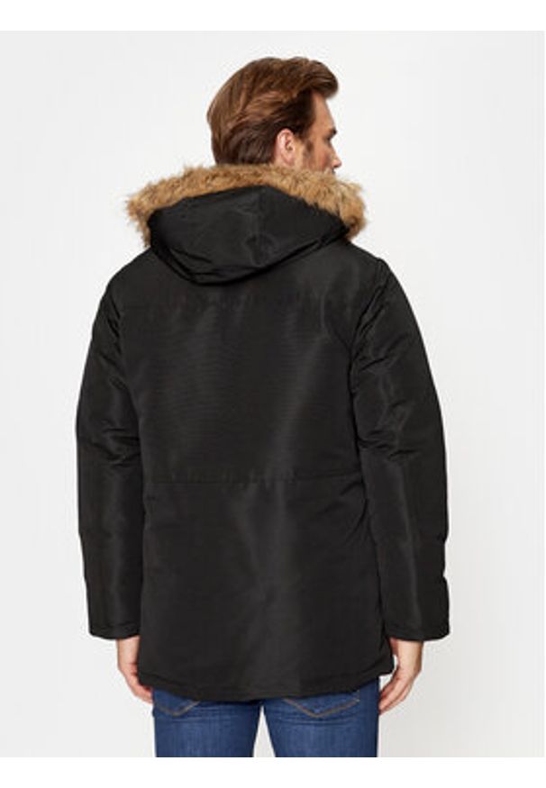 Jack & Jones Kurtka zimowa 12235858 Czarny Regular Fit. Kolor: czarny. Materiał: syntetyk. Sezon: zima