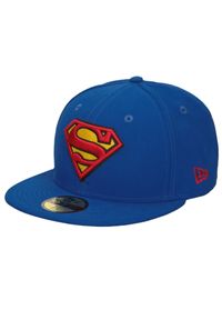 Czapka z daszkiem męska New Era Character Bas Superman Basic Cap. Kolor: niebieski. Materiał: poliester. Wzór: motyw z bajki