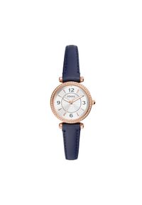 Fossil Zegarek Carlie ES5295 Granatowy. Kolor: niebieski