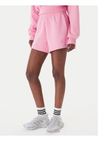 Adidas - adidas Szorty sportowe Soft Lux KA6997 Różowy Loose Fit. Kolor: różowy. Materiał: syntetyk #1
