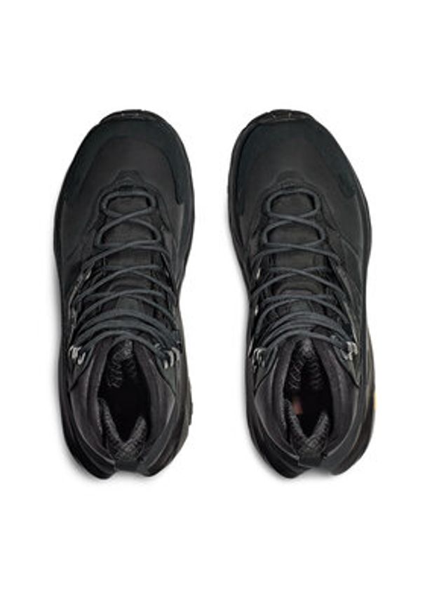 HOKA - Hoka Trekkingi Kaha 2 GTX GORE-TEX 1123155 Czarny. Kolor: czarny. Materiał: skóra, nubuk. Technologia: Gore-Tex. Sport: turystyka piesza