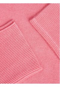 JJXX Sweter 12224416 Różowy Slim Fit. Kolor: różowy. Materiał: wiskoza