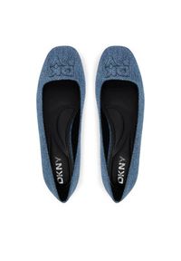 DKNY Baleriny Darianne K3528914 Niebieski. Kolor: niebieski. Materiał: materiał
