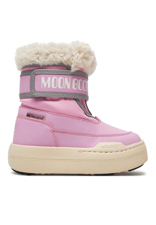 Śniegowce Moon Boot. Kolor: różowy