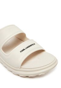 Karl Lagerfeld - KARL LAGERFELD Klapki KL77005 Écru. Materiał: materiał #4