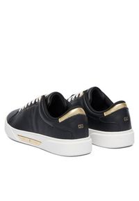 TOMMY HILFIGER - Tommy Hilfiger Sneakersy Essential Chic Court Sneaker FW0FW09019 Czarny. Kolor: czarny. Materiał: skóra #4