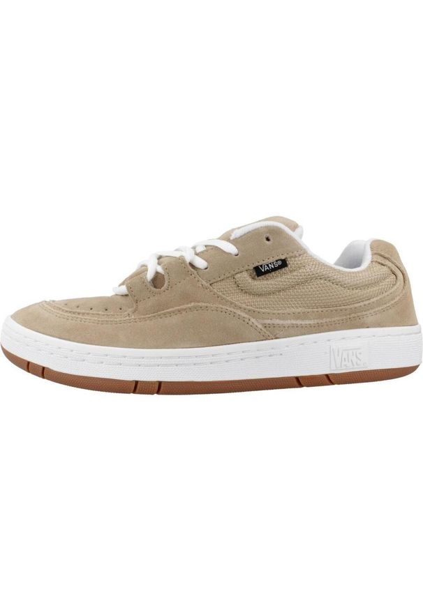 Tenisówki Vans Model Speed Ls Kolor Jasnobrązowy. Kolor: brązowy, wielokolorowy, beżowy. Materiał: tkanina, skóra
