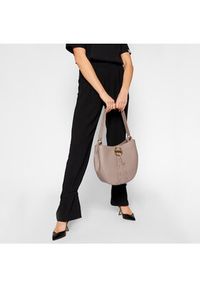 Love Moschino - LOVE MOSCHINO Torebka JC4084PP1BLM0001 Szary. Kolor: szary. Materiał: skórzane #7
