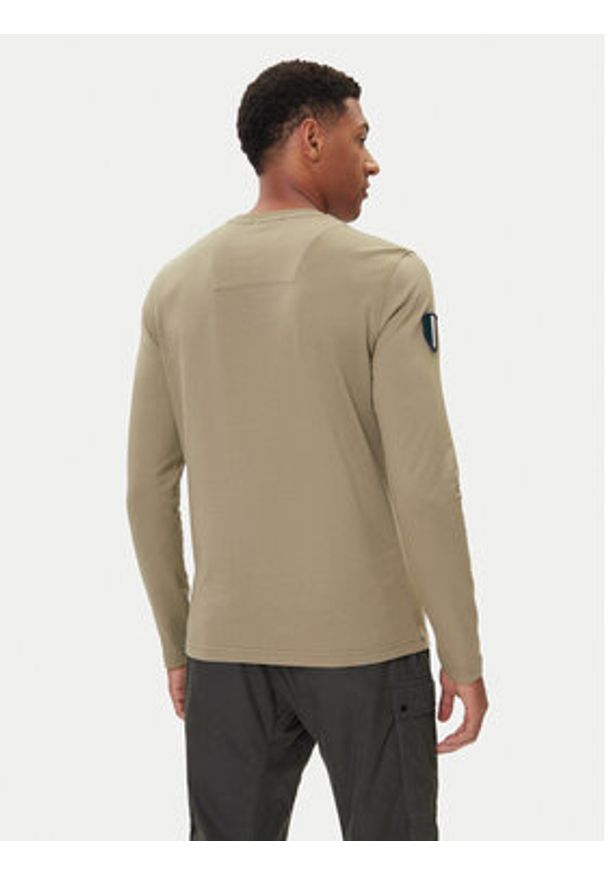 Aeronautica Militare Longsleeve 252TS2488UJ00710 Khaki Regular Fit. Kolor: brązowy. Materiał: bawełna. Długość rękawa: długi rękaw