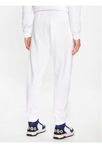 Hugo Spodnie dresowe Drasillia 50486457 Biały Relaxed Fit. Kolor: biały. Materiał: bawełna, dresówka #5