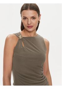 Guess Sukienka koktajlowa Febe W4RK58 KAQL2 Zielony Slim Fit. Kolor: zielony. Styl: wizytowy #3