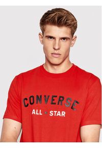 Converse T-Shirt All Varsity Graphic 10023260-A05 Czerwony Standard Fit. Kolor: czerwony. Materiał: bawełna #5