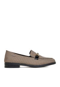 Loafersy Rieker. Kolor: brązowy