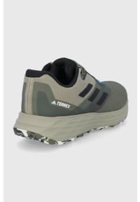 adidas TERREX buty TERREX Two Flow męskie kolor zielony. Nosek buta: okrągły. Zapięcie: sznurówki. Kolor: zielony. Materiał: guma. Model: Adidas Terrex #4