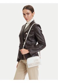 Love Moschino - LOVE MOSCHINO Torebka JC4250PP0OKE110A Biały. Kolor: biały. Materiał: skórzane #1