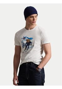 Polo Ralph Lauren T-Shirt 710P07343001 Biały Regular Fit. Typ kołnierza: polo. Kolor: biały. Materiał: bawełna #1