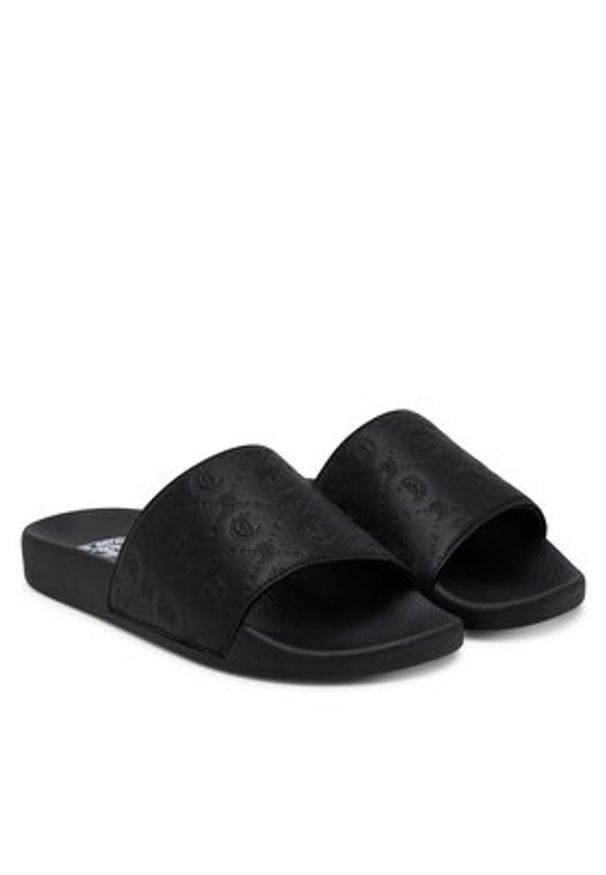 Just Cavalli Klapki 78RA3SZ5 ZSC31 Czarny. Kolor: czarny. Materiał: syntetyk