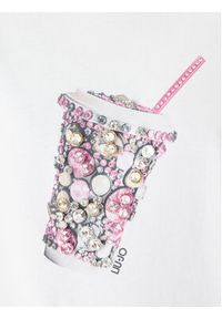 Liu Jo T-Shirt WA6237 JS923 Biały Regular Fit. Kolor: biały. Materiał: bawełna #4