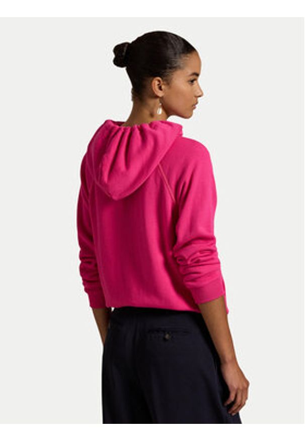 Polo Ralph Lauren Bluza 211935583011 Różowy Regular Fit. Typ kołnierza: polo. Kolor: różowy. Materiał: bawełna