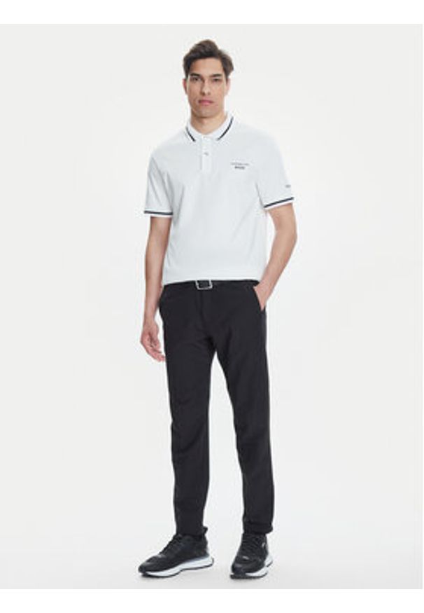 BOSS Polo C-Parris 197 50543257 Biały Regular Fit. Typ kołnierza: polo. Kolor: biały. Materiał: bawełna