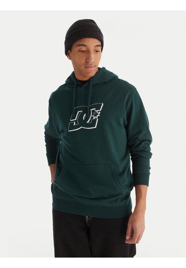 DC Shoes Bluza Hampden ADYFT03416 Zielony Regular Fit. Kolor: zielony. Materiał: bawełna