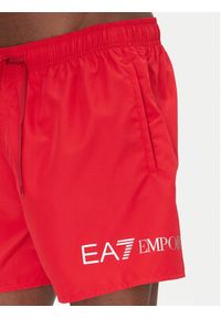 EA7 Emporio Armani Szorty kąpielowe 7M000519 AF13049 M5023 Czerwony Regular Fit. Kolor: czerwony. Materiał: syntetyk #4