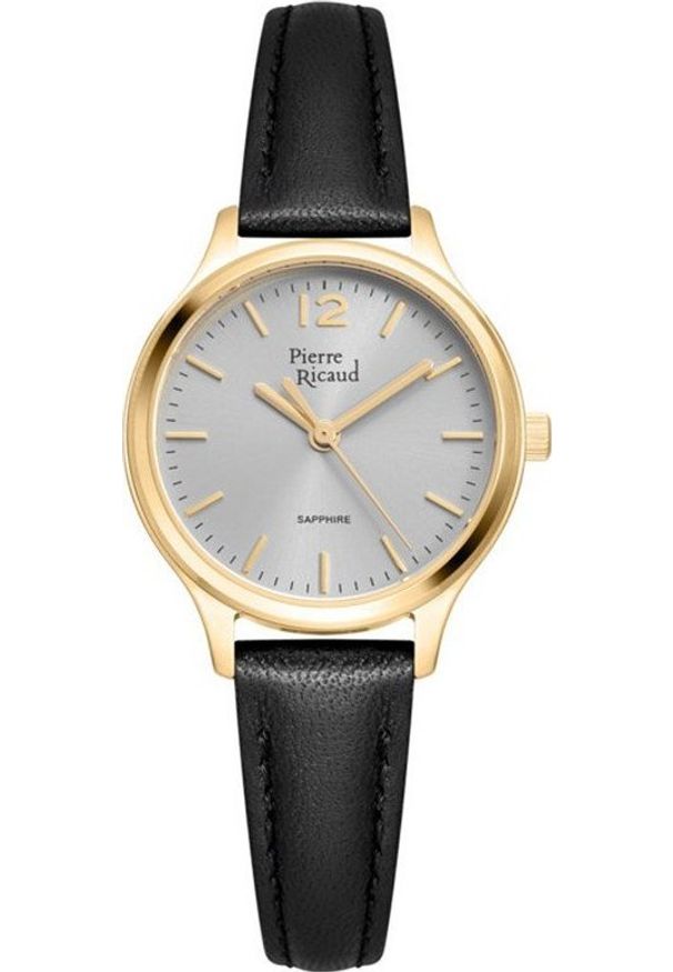 Zegarek Pierre Ricaud Zegarek damski Pierre Ricaud P51087.1257Q czarny. Kolor: czarny