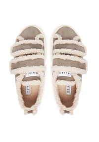 Inuikii Sneakersy Shearling Low Velcro 1001.001.0231 Szary. Kolor: szary. Materiał: zamsz, skóra #4