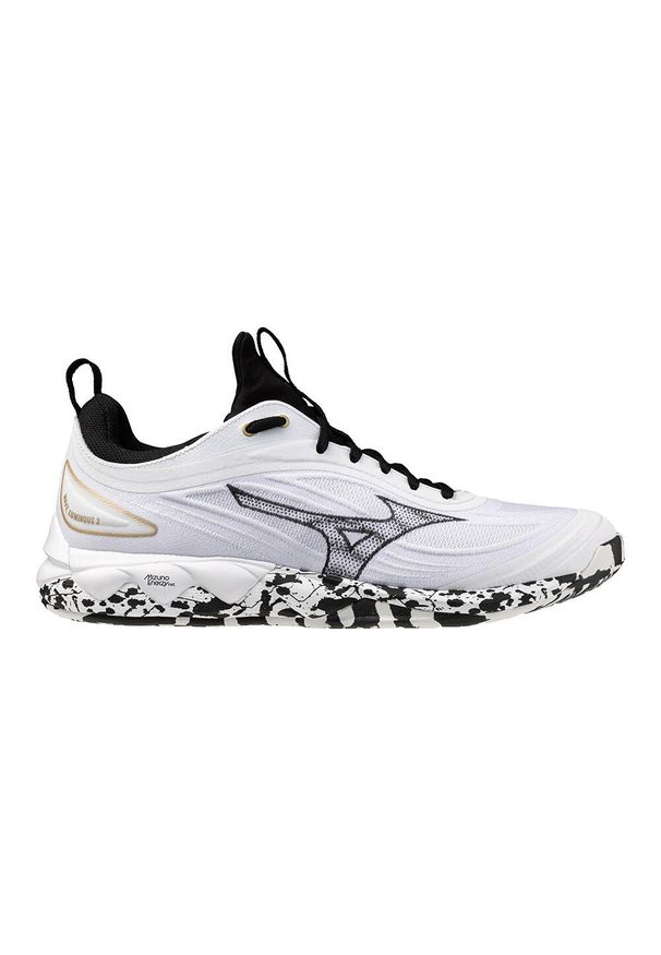 Buty halowe Mizuno Wave Luminous 3. Kolor: czarny, biały, wielokolorowy. Model: Mizuno Wave. Sport: siatkówka, bieganie