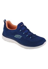 skechers - Buty sportowe Sneakersy damskie, Skechers Summits-Fast Attraction. Kolor: niebieski. Sport: turystyka piesza #1