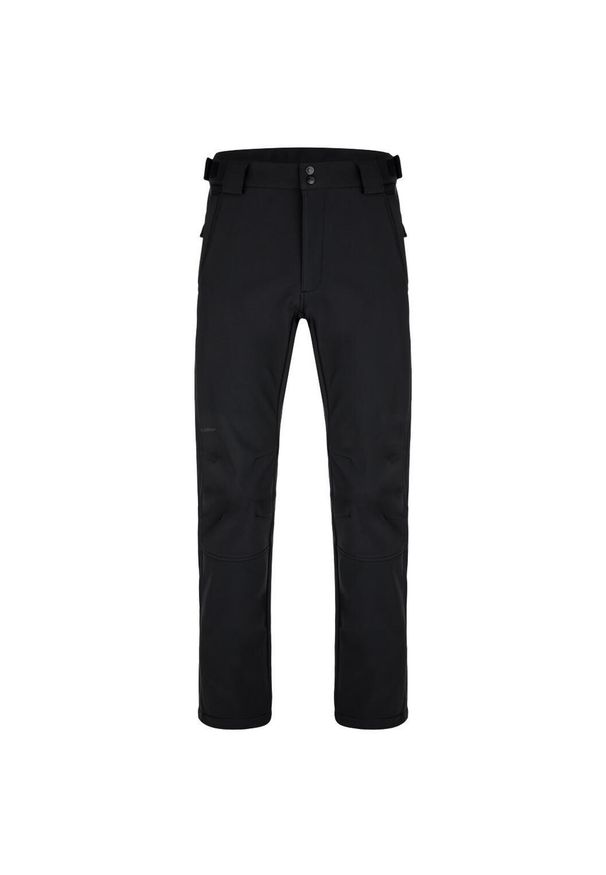 ZOOPLEMENTS - Męskie spodnie softshell Loap Lupic, czarne, S. Kolor: czarny. Materiał: softshell. Sport: outdoor